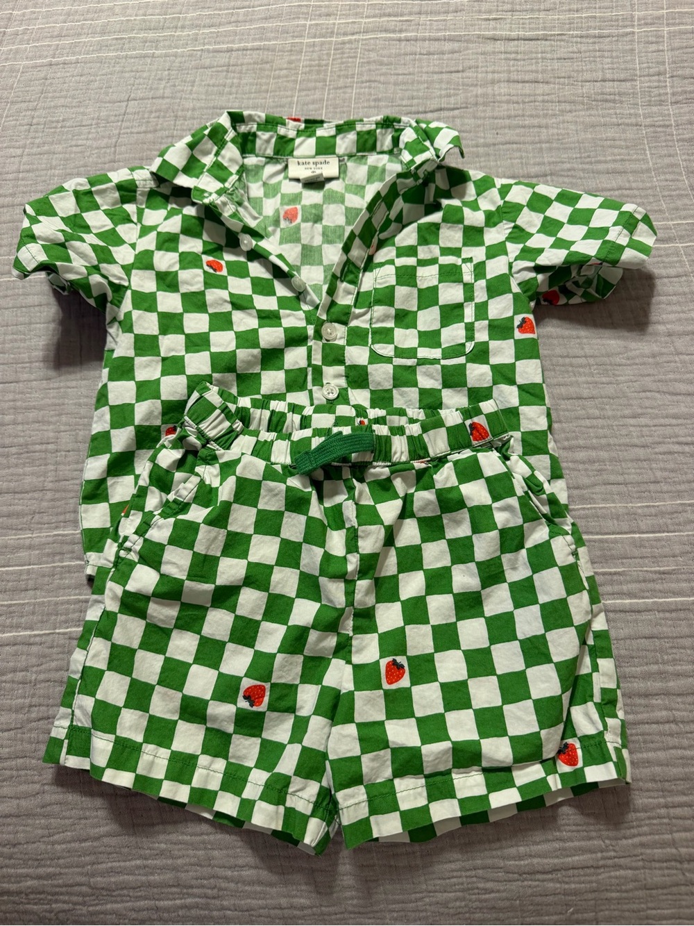 Kate Spade x Target Gingham Strawberry Set